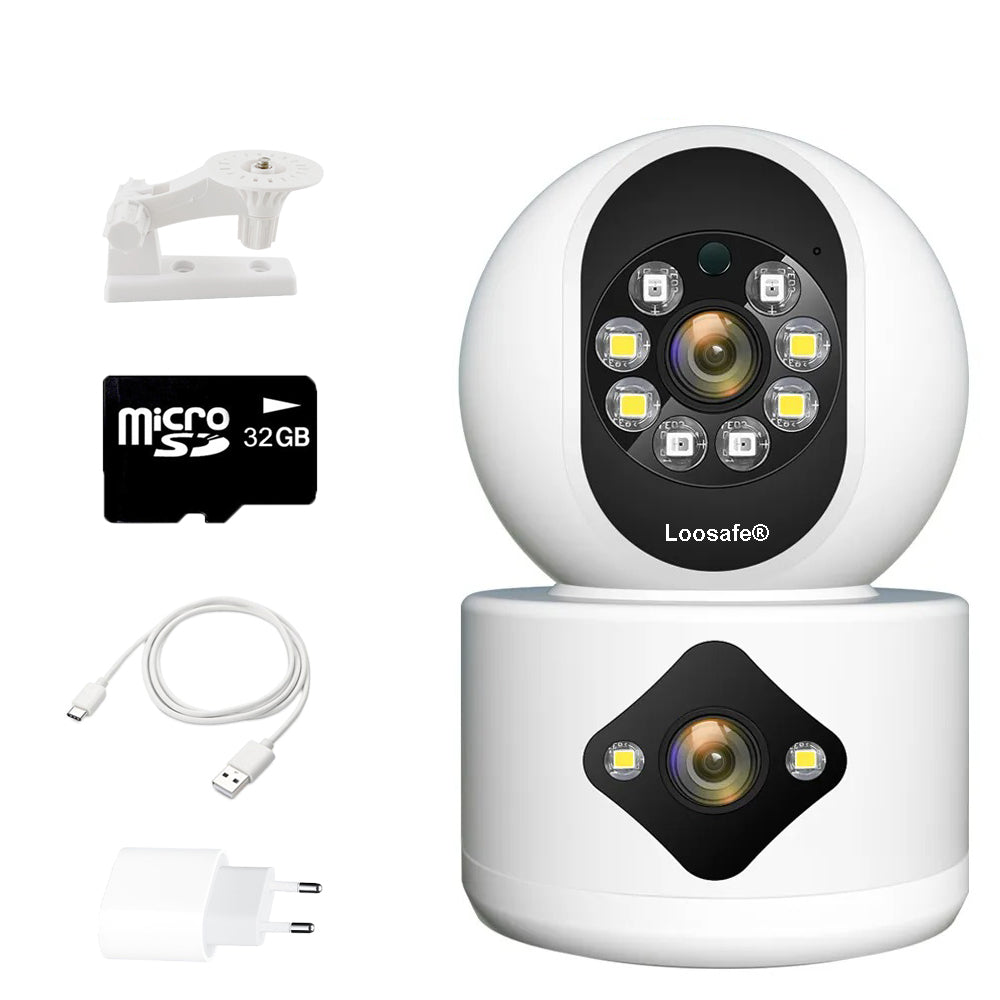 Camera de supraveghere dubla WIFI Loosafe 60DX Pro Camera de supraveghere dubla WIFI Loosafe 60DX Pro